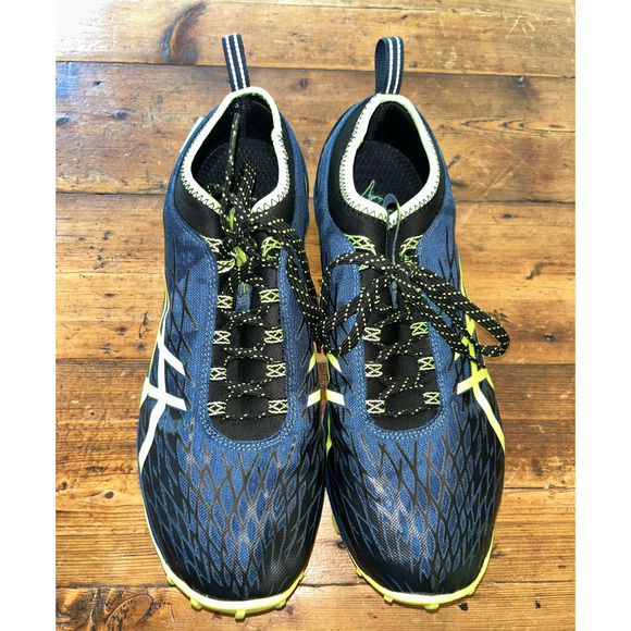 Asics Gel-Fuji Runnegade 2 Trail Running Shoes T633N Sneakers Trainers US 9 Blue - Picture 1 of 13